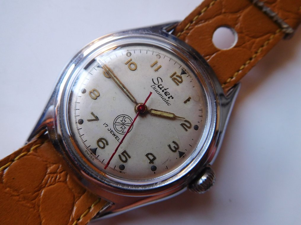 Suter Duamatic - Rare men's wristwatch - Swiss - Circa - Catawiki