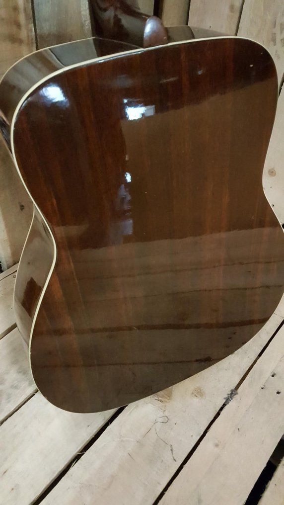 Vintage 1970s YAMAHA FG-160-1 BLACK LABEL (TAIWAN) ACOUSTIC ...