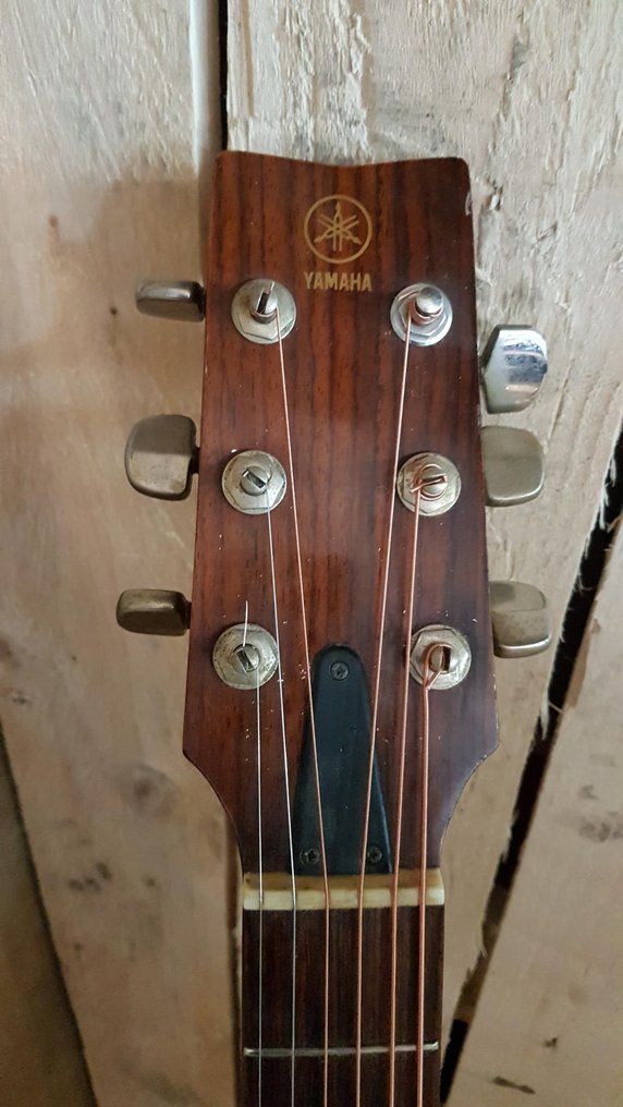 Vintage 1970s YAMAHA FG-160-1 BLACK LABEL (TAIWAN) ACOUSTIC ...