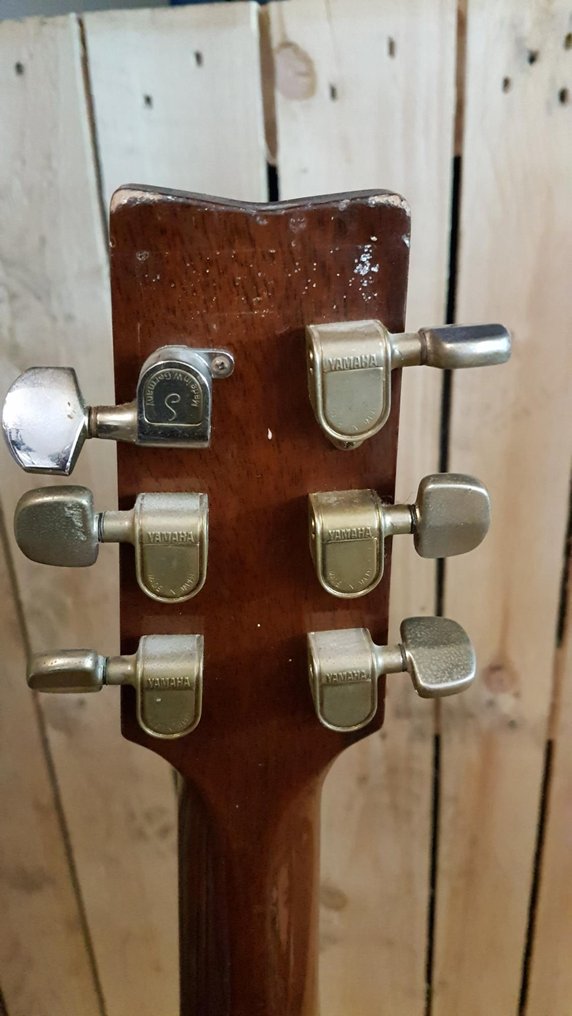 Vintage 1970s YAMAHA FG-160-1 BLACK LABEL (TAIWAN) ACOUSTIC ...