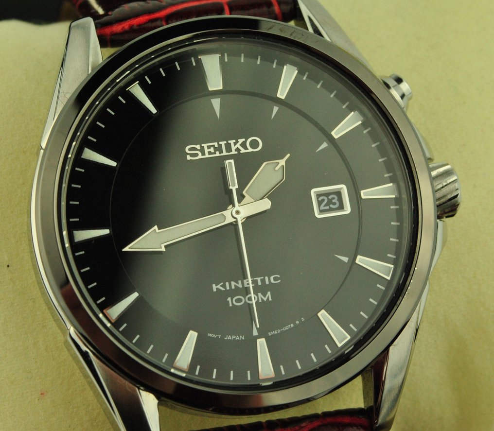 SEIKO Kinetic 100M - 5M62-0DB0 Men's Watch - Catawiki