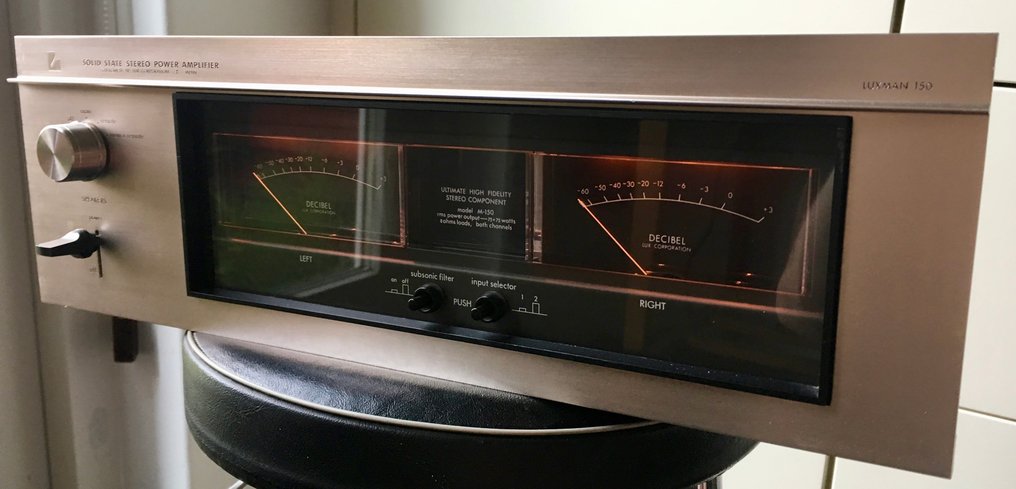 【動作品】luxman m-12 パワーアンプ LUXMAN M－12