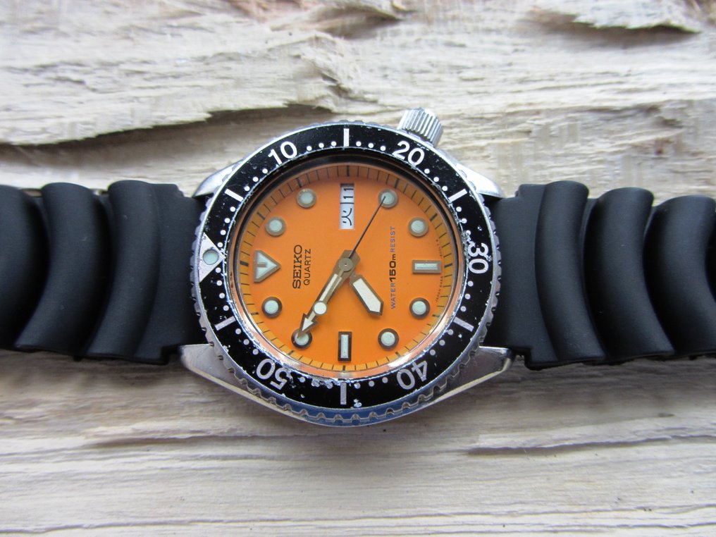 Seiko Vintage 150m divers quartz midsize watch 6458-600A - Catawiki