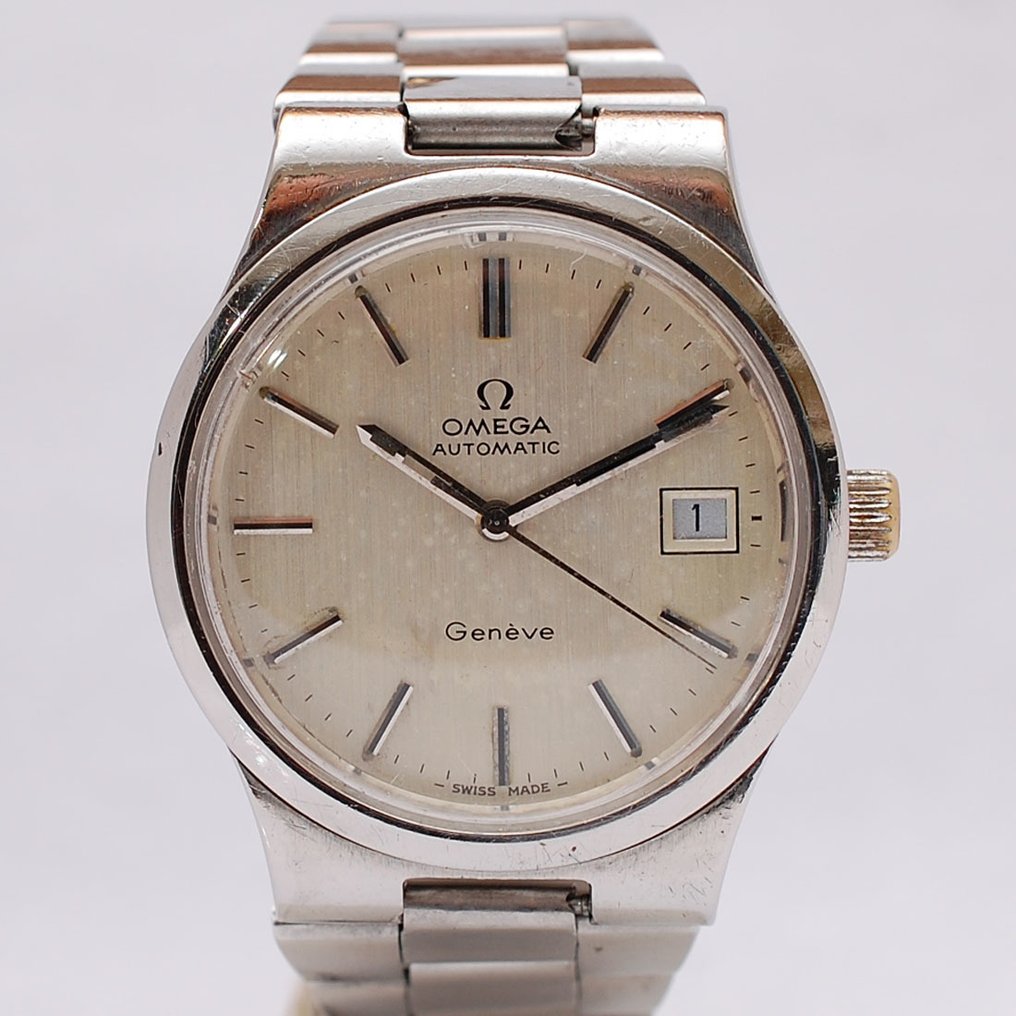 vergeven vijver Hoeveelheid geld Omega Geneve Vintage Automatic Calendar Bracelet Watch - - Catawiki
