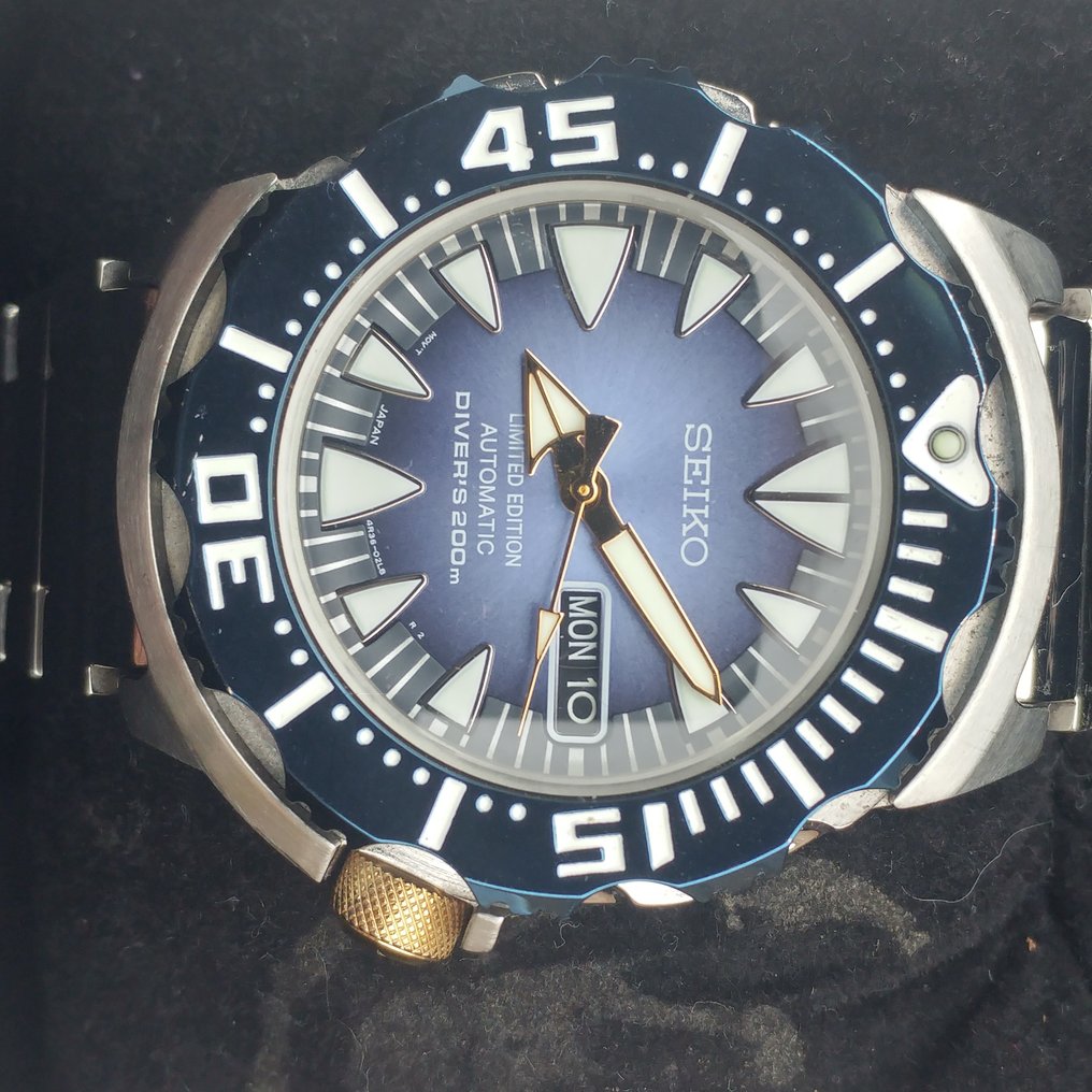 SEIKO Limited Edition 200m Blue MONSTER SRP461 Automatic - Catawiki
