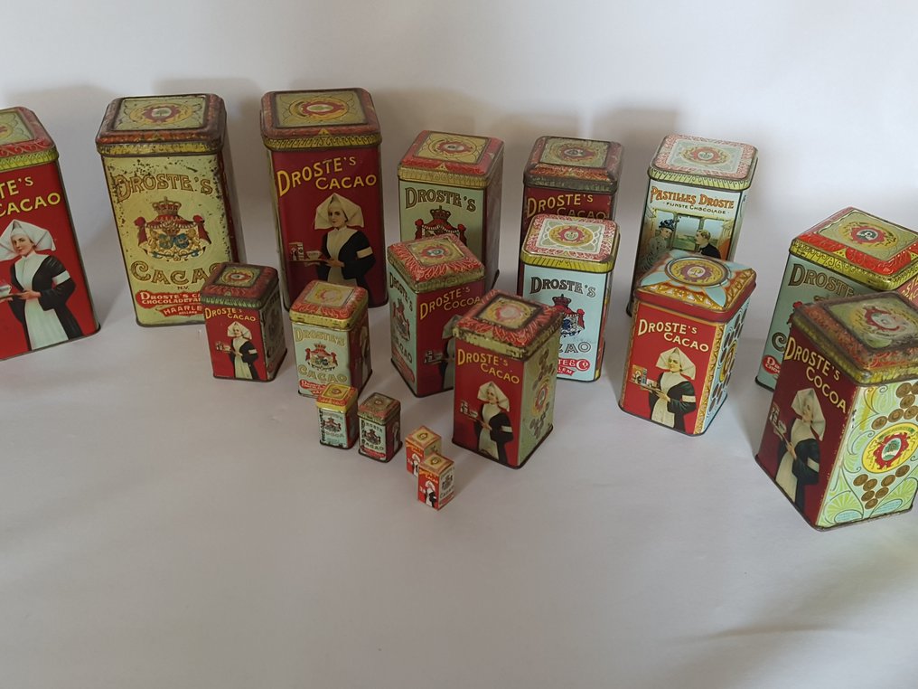 spek piloot Portaal Verzameling - Droste Cacao Blikken – 1900-1930 - Catawiki