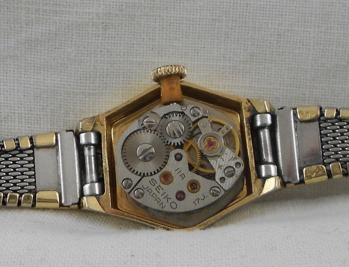 Vintage Ladies Gold Plated Seiko Rainbow 17J Watch Cal. 11A - Catawiki