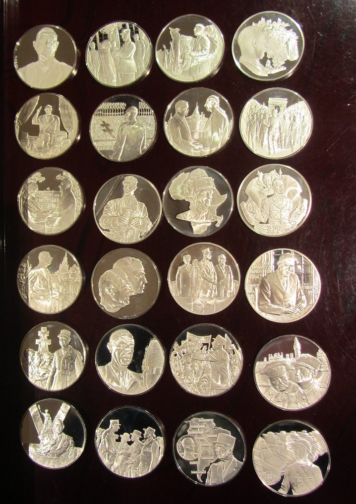 Ancienne Médaille en argent HERCULE 950m/m HOMMAGE VOYAGEURS ET COMMERCE medal 