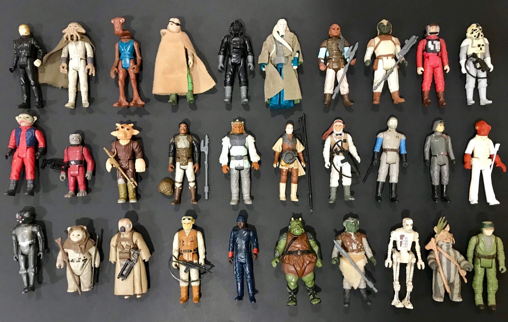 kijken Noord oplichter Lot of 30 Star Wars vintage Kenner figures - Catawiki