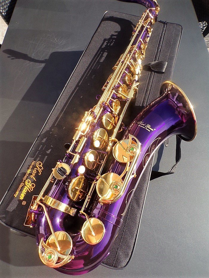 Karl Glaser Tenor Saxophone avec étui Bronze antique 