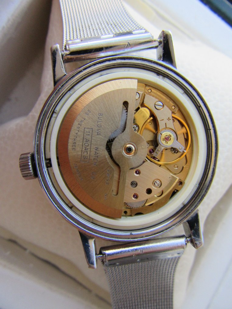 ※要注意 BULOVA ブローバ SPINNAKER N2 Automatic スイス製 機械式自動巻き 1970年 スピンネーカー 70s ビンテージ