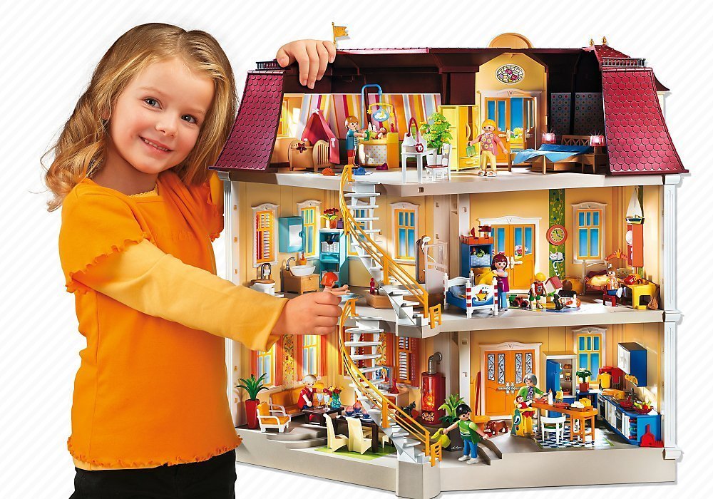 handelaar zand rem Playmobil - Huis met beeldjes en meubels Maison Playmobil - Catawiki