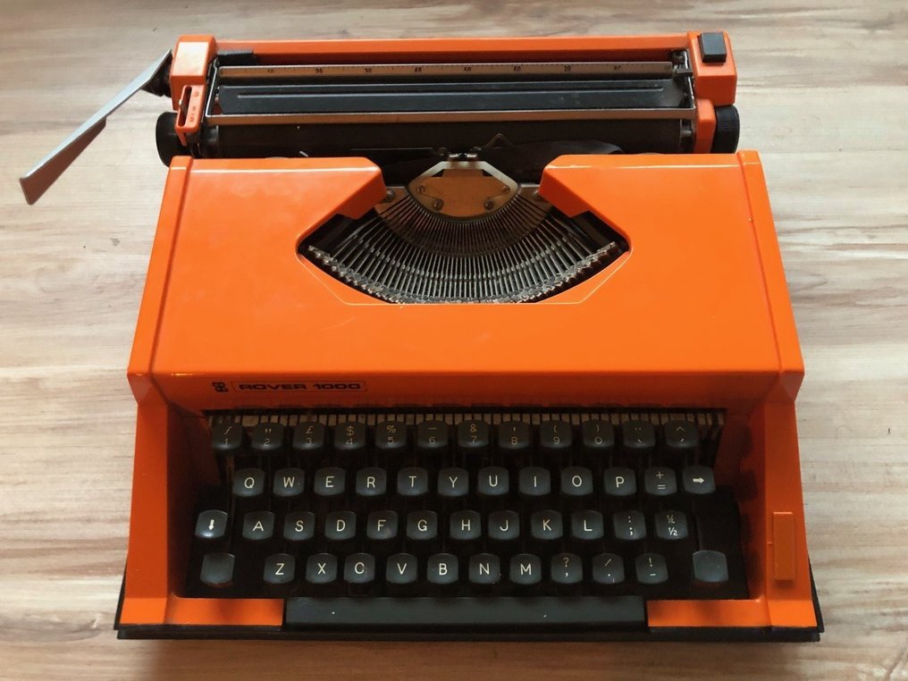 Rover 1000 - Retro / vintage typewriter - suitcase with lid - Catawiki
