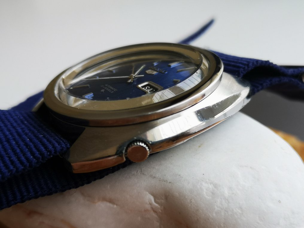 Seiko - 5 Saxe Blue Dial Automatic Watch 6119-8540*NO - Catawiki