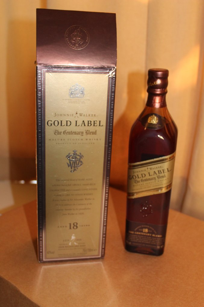 Johnnie Walker Gold Label 18 years old The Centenary Blend ...