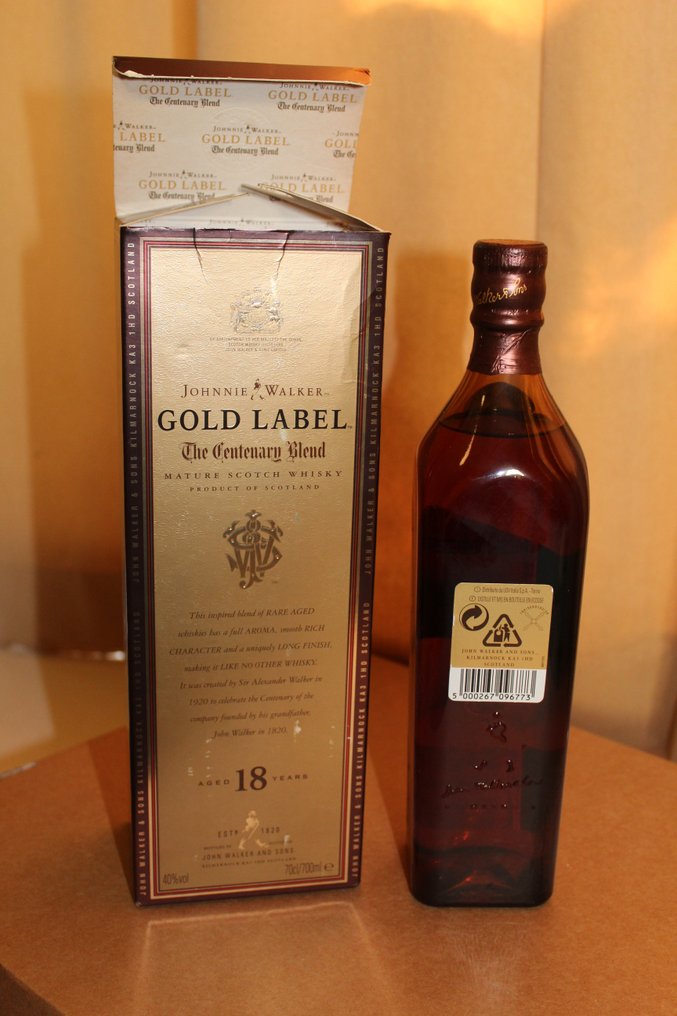 Johnnie Walker Gold Label 18 years old The Centenary Blend ...