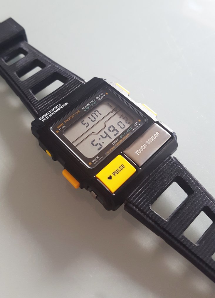 Seiko - S234 Pulsemeter (Alien Watch) - Unisex - 1980-1989 - Catawiki