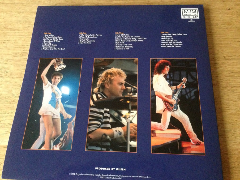 besværlige kam Indbildsk Lot of Double Album ( 2 Lp's )- Queen Live At Wembley' 86 ( - Catawiki