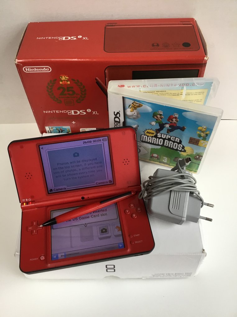 DSi XL limited edition Mario 25th anniversary in - Catawiki