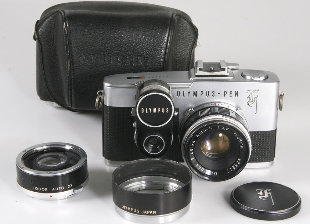 olympus pen f light meter