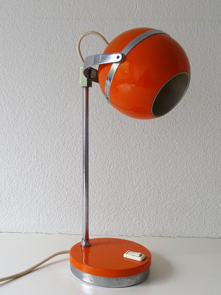 Oranje tafellamp / bureaulamp Vintage / retro - Catawiki
