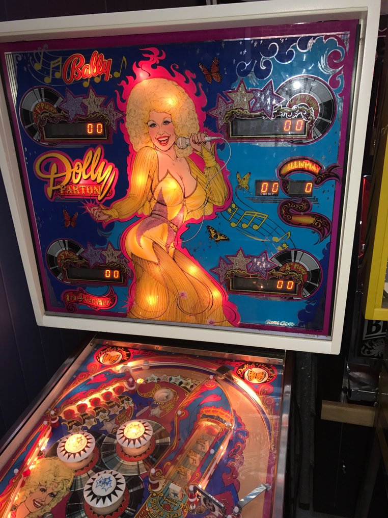 Pinball machine Dolly Parton Catawiki