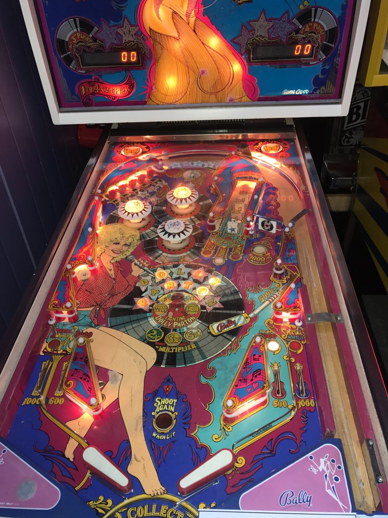 Pinball machine Dolly Parton Catawiki