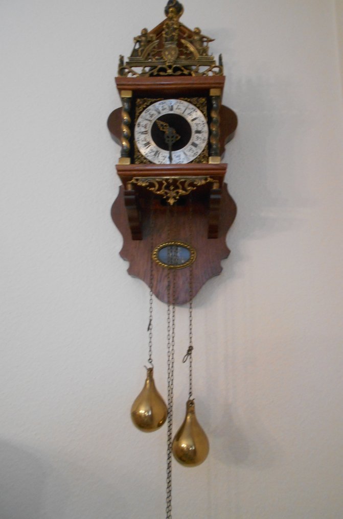 “Zaanse” clock "Nu elck syn sin" Period 1960 Catawiki