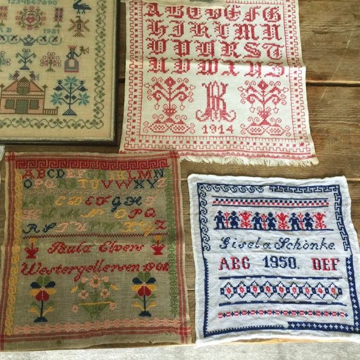 Antique needlework samplers Catawiki