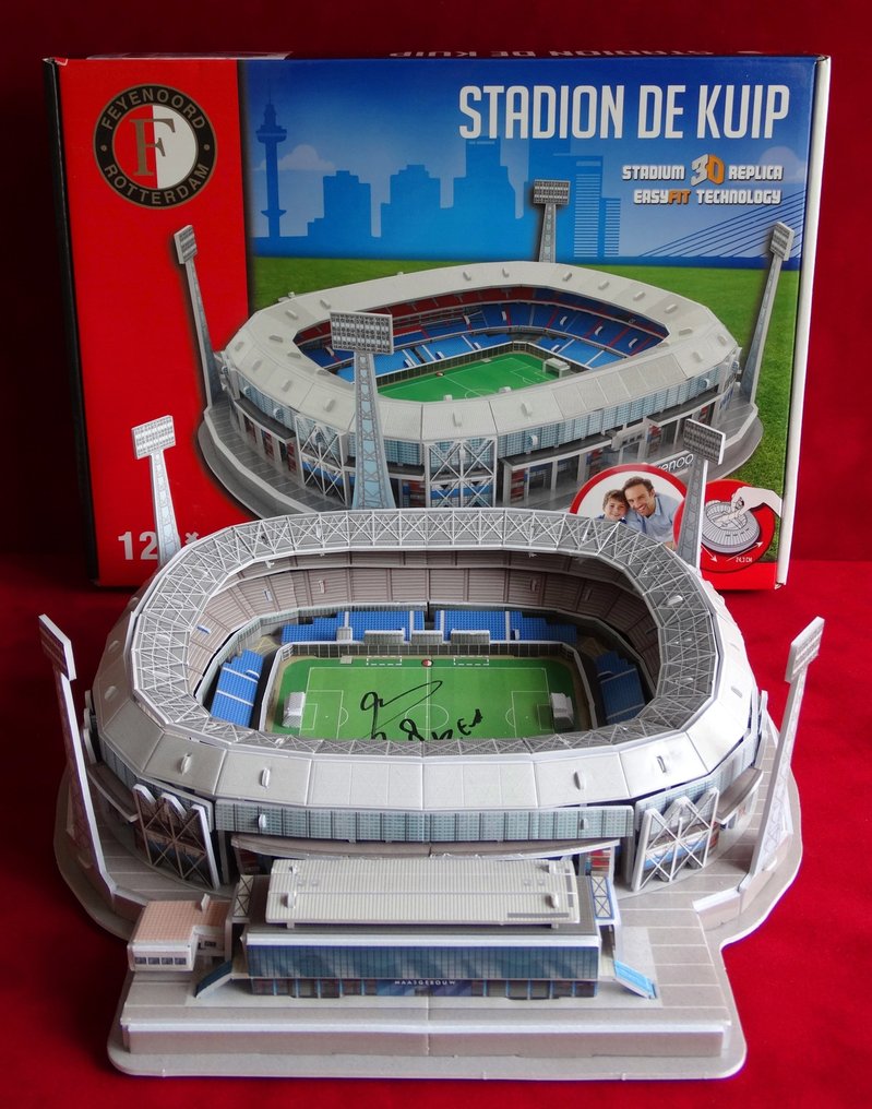 overschot hoog munitie Karim El Ahmadi original signed Feyenoord 3D Stadion De - Catawiki