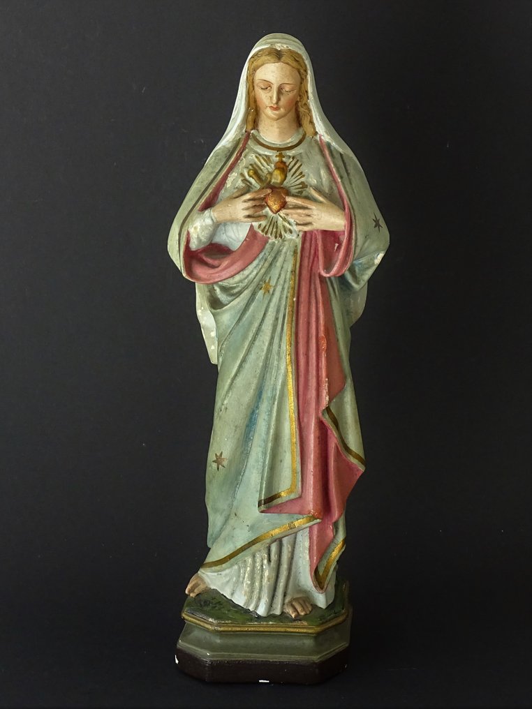 Ik zie je morgen schuur enthousiast Antiek Mariabeeld - Frankrijk - Eind 1800 - Catawiki