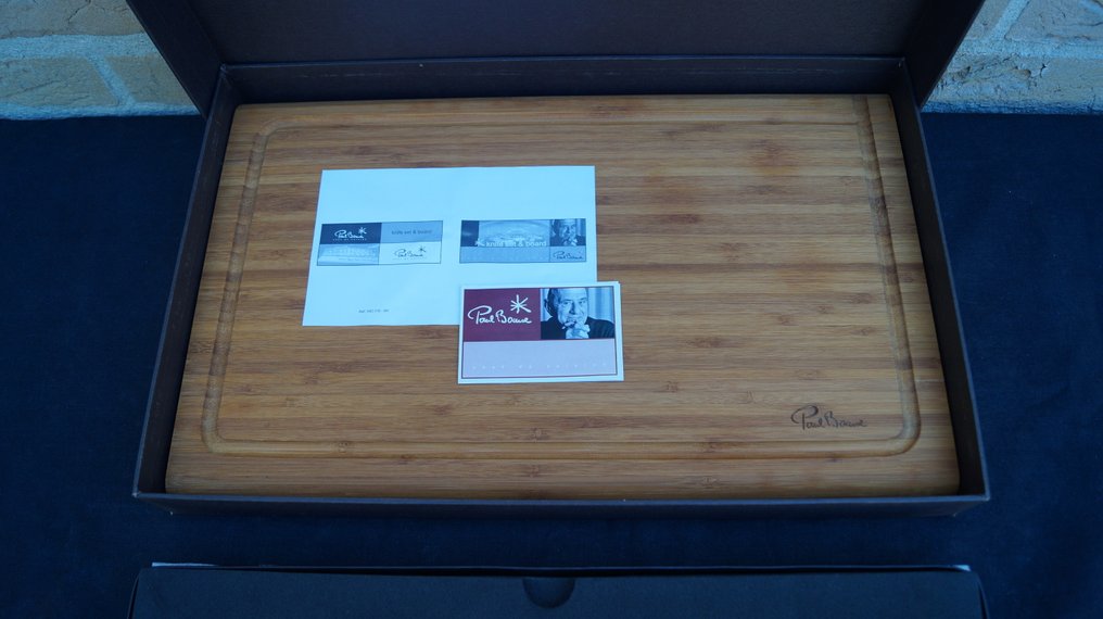 Vise dig Konvertere Ciro Knife set with chopping board of chef Paul Bocuse - Catawiki