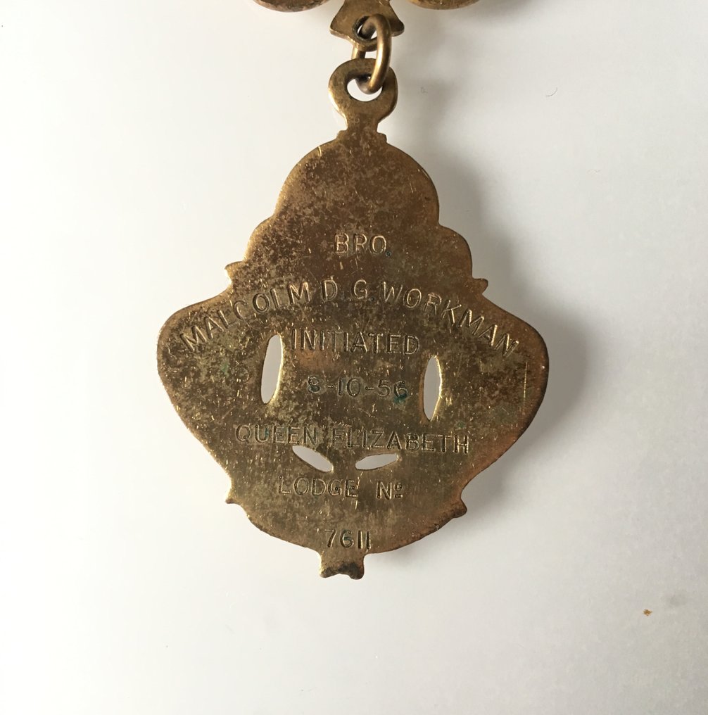 Masonic Medals Grand Lodge of England 1956 Queen Elizabeth - Catawiki