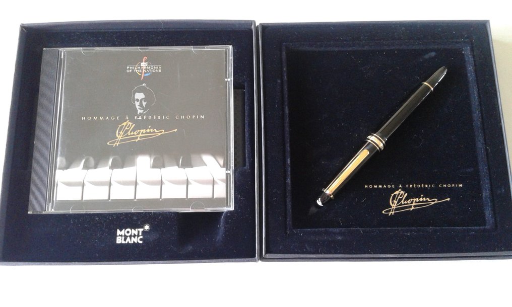 backup Ruim Chemicus Montblanc “Hommage à Frederic Chopin” fountain pen no. 145 - Catawiki