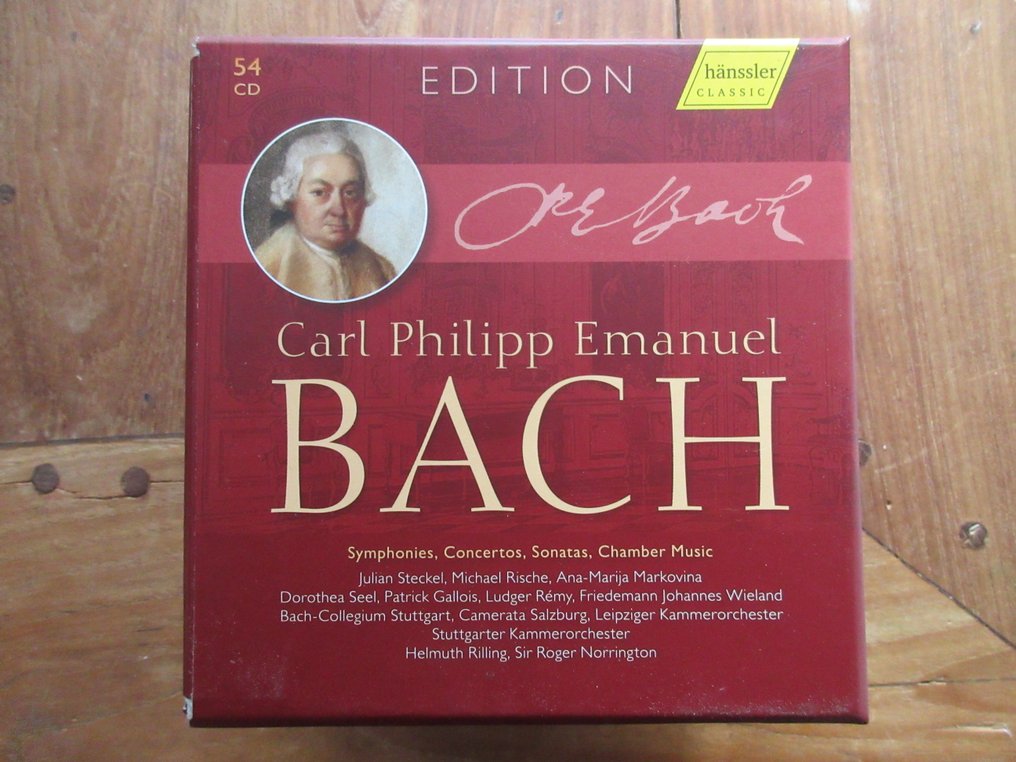 54 CD box Carl Philipp Emanuel Bach edition (Hänssler - Catawiki