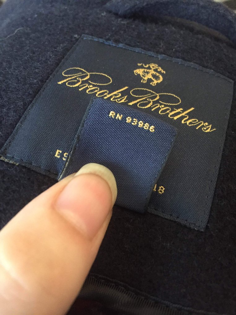 brooks brothers rn 93986