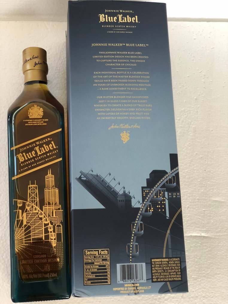 Johnnie Walker Blue Label - Chicago Limited Design Edition ...