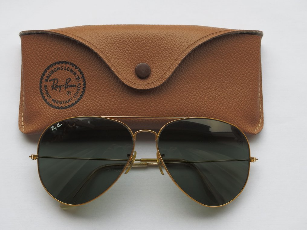 dennenboom maandelijks Op de een of andere manier Ray-Ban B&L (64 mm) - Aviator Sunglasses - Vintage - Catawiki