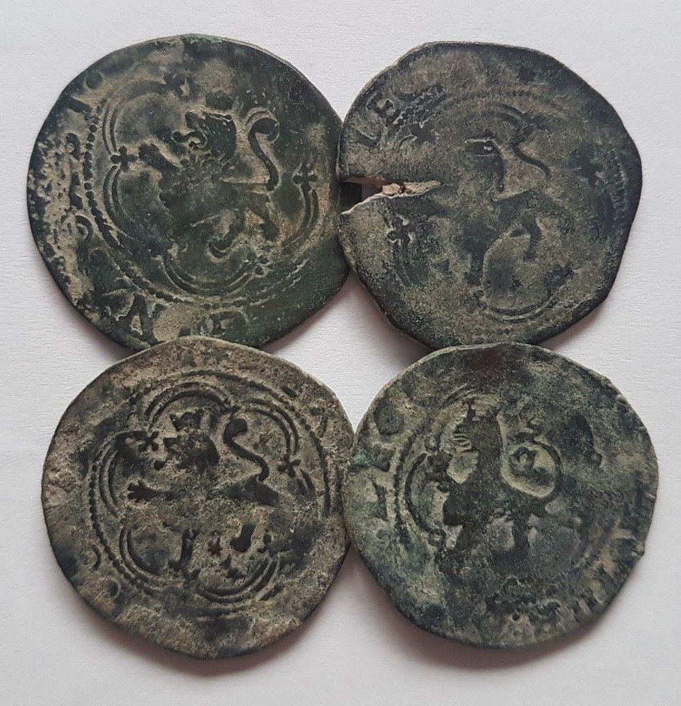 Spain - Reyes Católicos (1474 - 1504) Lote de 4 Monedas, 4 - Catawiki