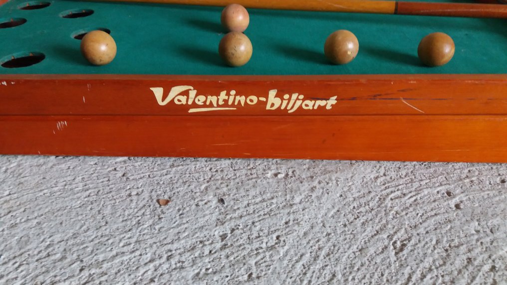 grot Het eens zijn met Morse code Valentino vintage tafelbiljart van Homas - Catawiki