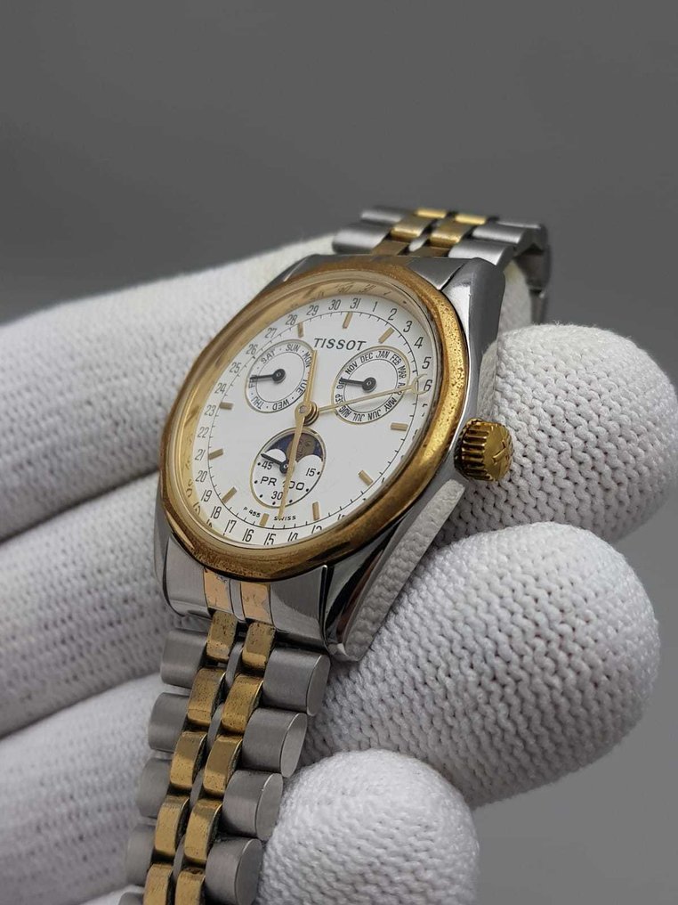 並行輸入品][並行輸入品]ティソP355 455（ムーンフェイズクォーツ