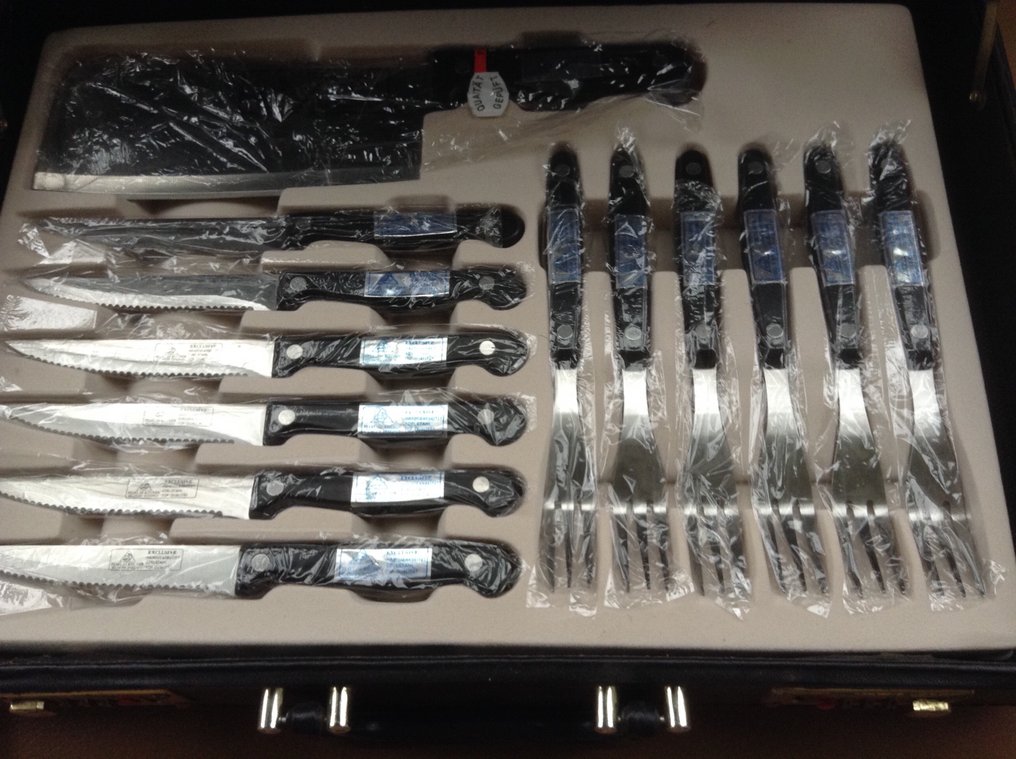 Solingen knife set 24 piece in case NEW Catawiki