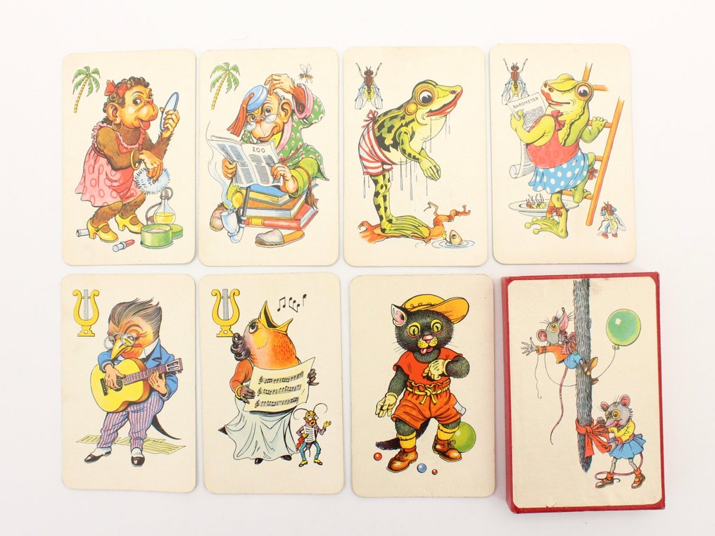 brandwonden Grillig inval Jumbo - Zwarte Piet - Card game Dieren Zwarte Piet - - Catawiki