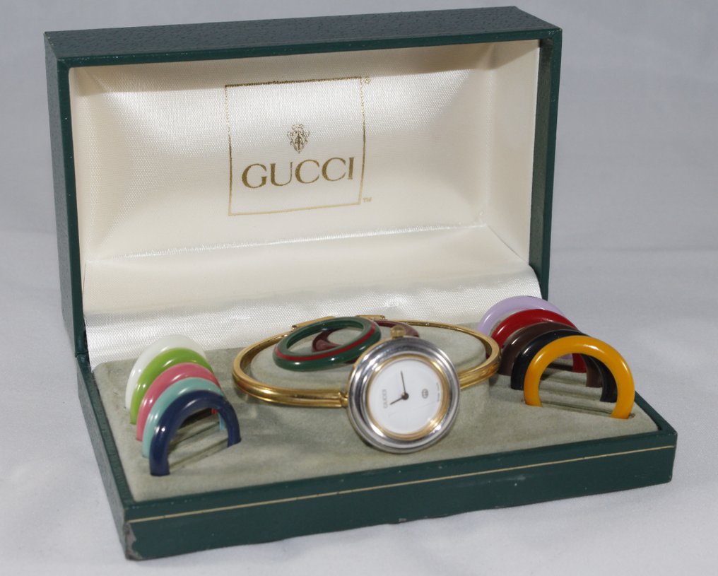 Zonder twijfel Fascinerend Haarzelf Gucci - Horloge met gekleurde ringen - Women - 2000-2010 - Catawiki
