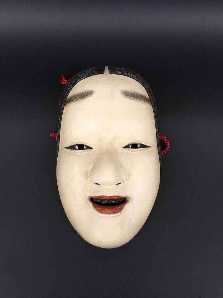 gebrek Andes stikstof Noh masker - Hout - Ko-omote - Japan - Midden 20e eeuw - Catawiki