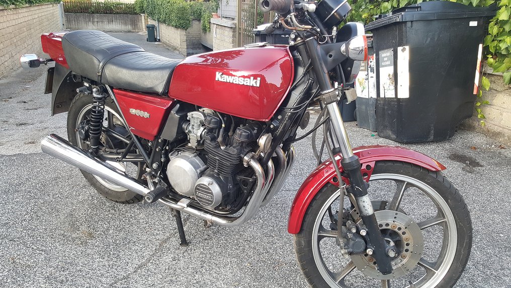 KAWASAKI Z 500 moto depoca 1979 storia video e foto