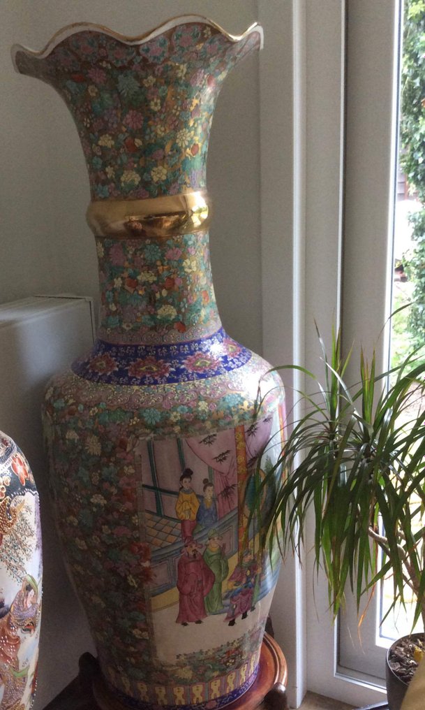 mozaïek verzekering Geliefde Vases (1) - Chinese export - Porcelain - Grote Chinese vaas - Catawiki