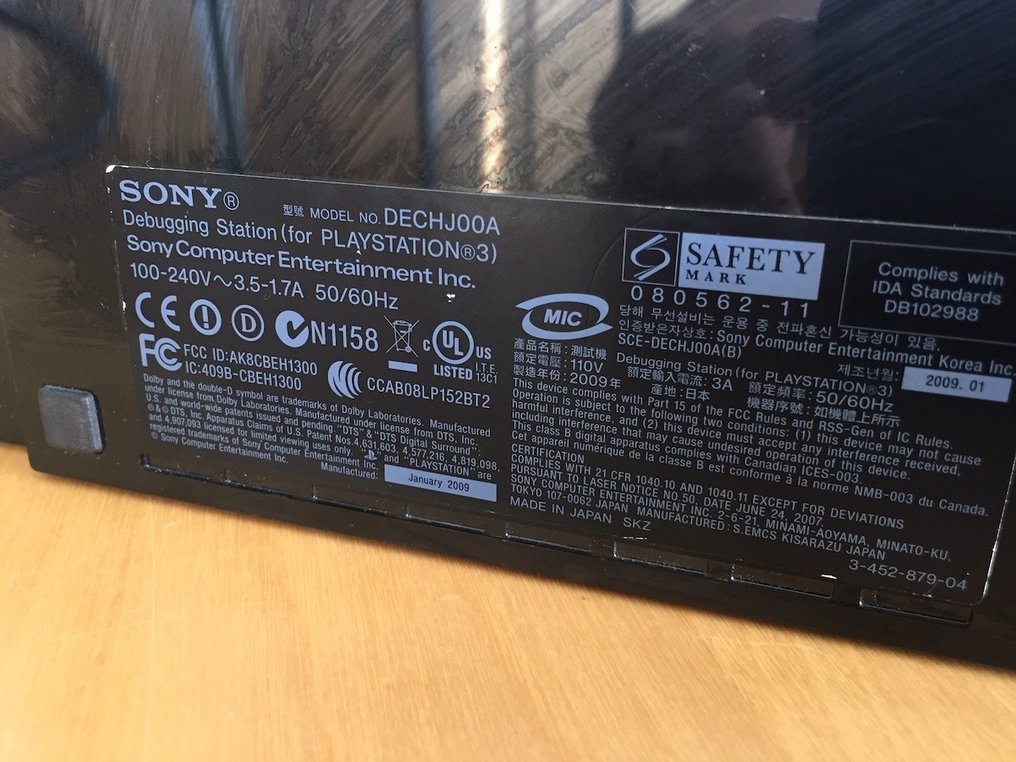 en frente de Nuclear Querido 1 Sony PS3 Test kit - Professional console tool - Sin la - Catawiki