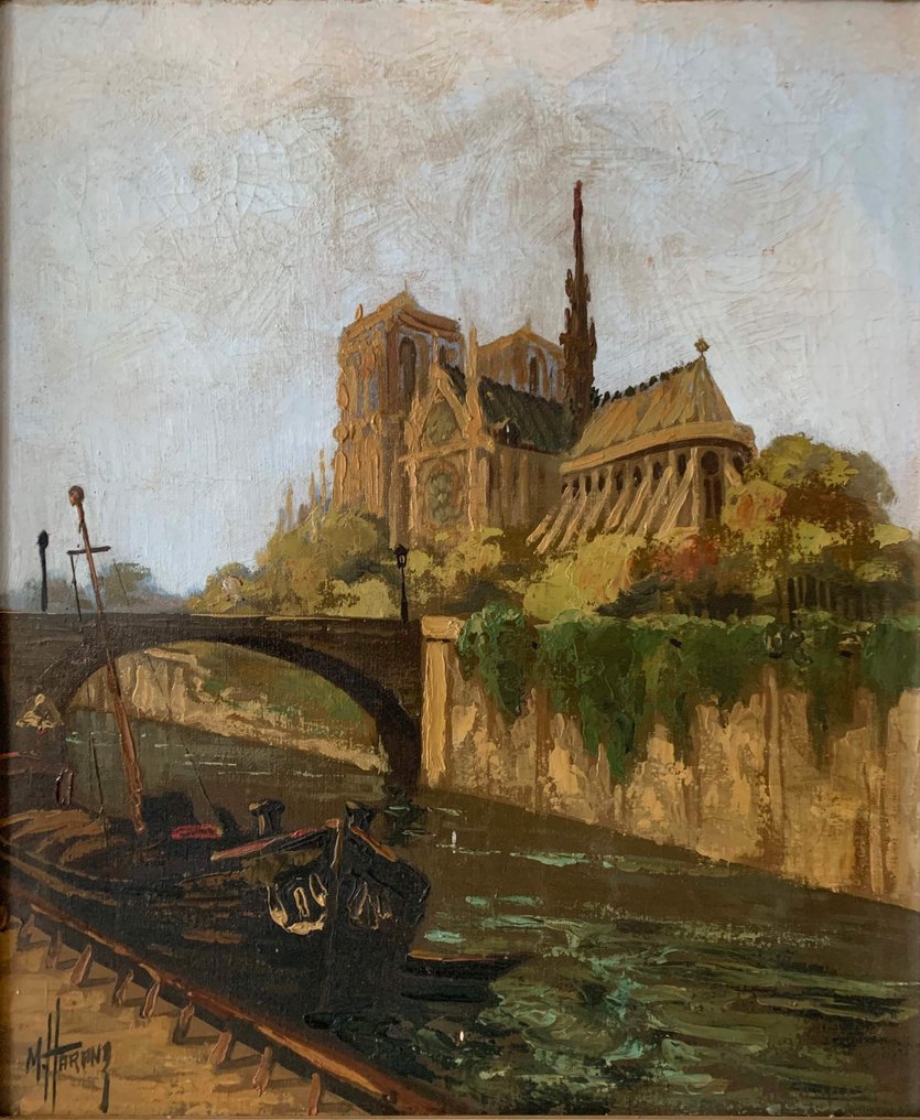 Marcel Harang (1910-?) - Notre Dame, Paris - Catawiki