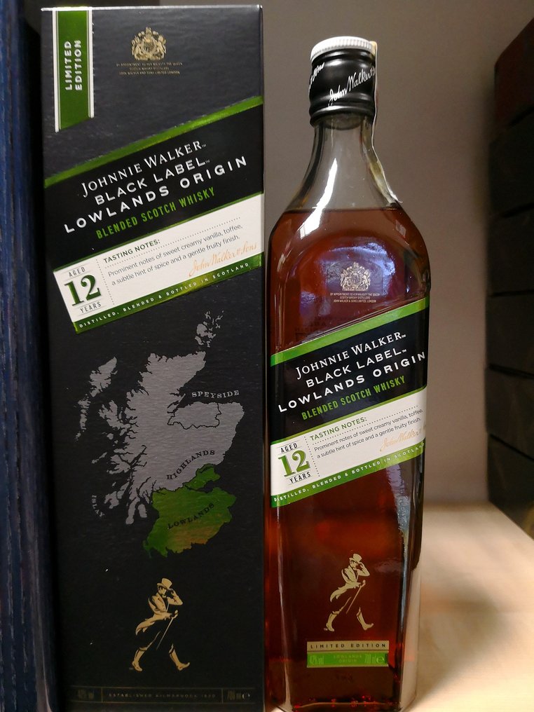Johnnie Walker 12 years old Black Label Speyside Origin ...